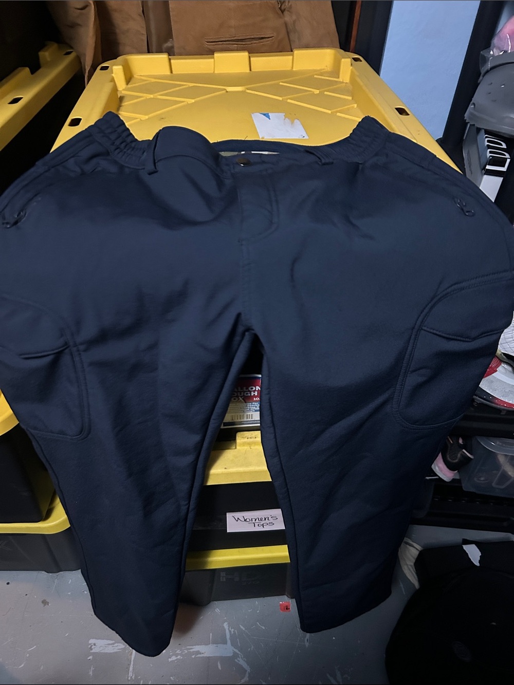 Men's Navy Outdoor Apparel with Zippered Pockets